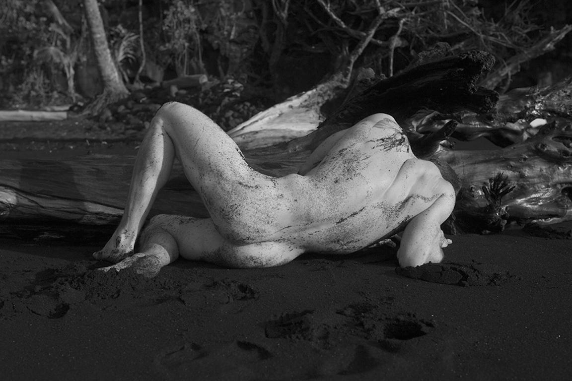 Nick Turner Nude Photograph - Untitled (Black Sand)