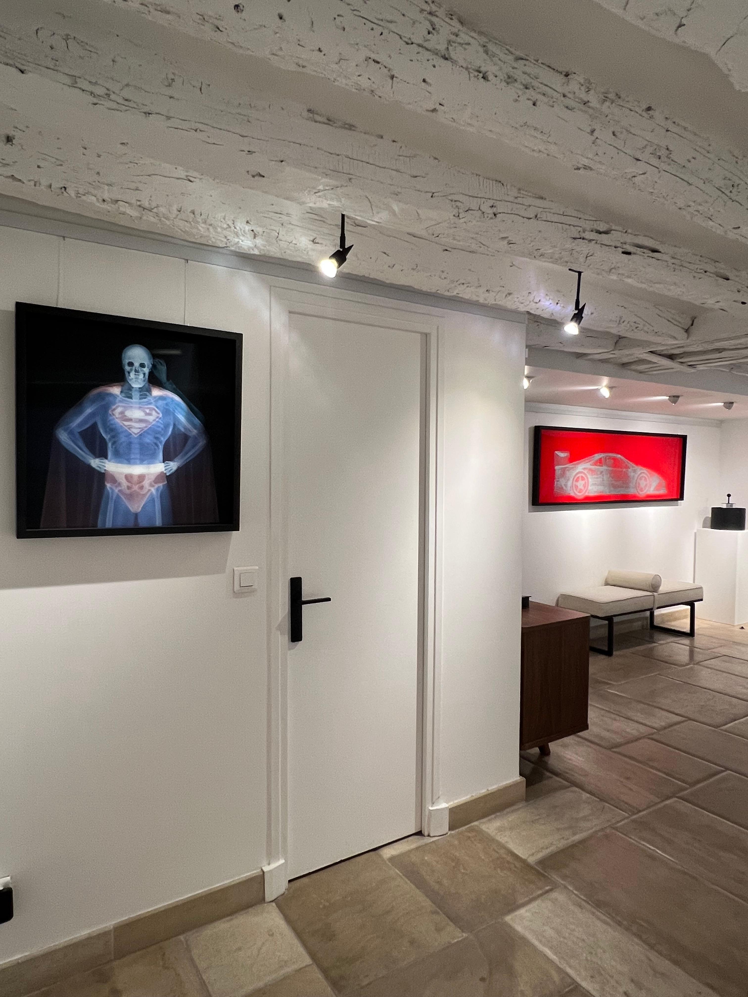 Silver Ferrari F40 on Red For Sale 3