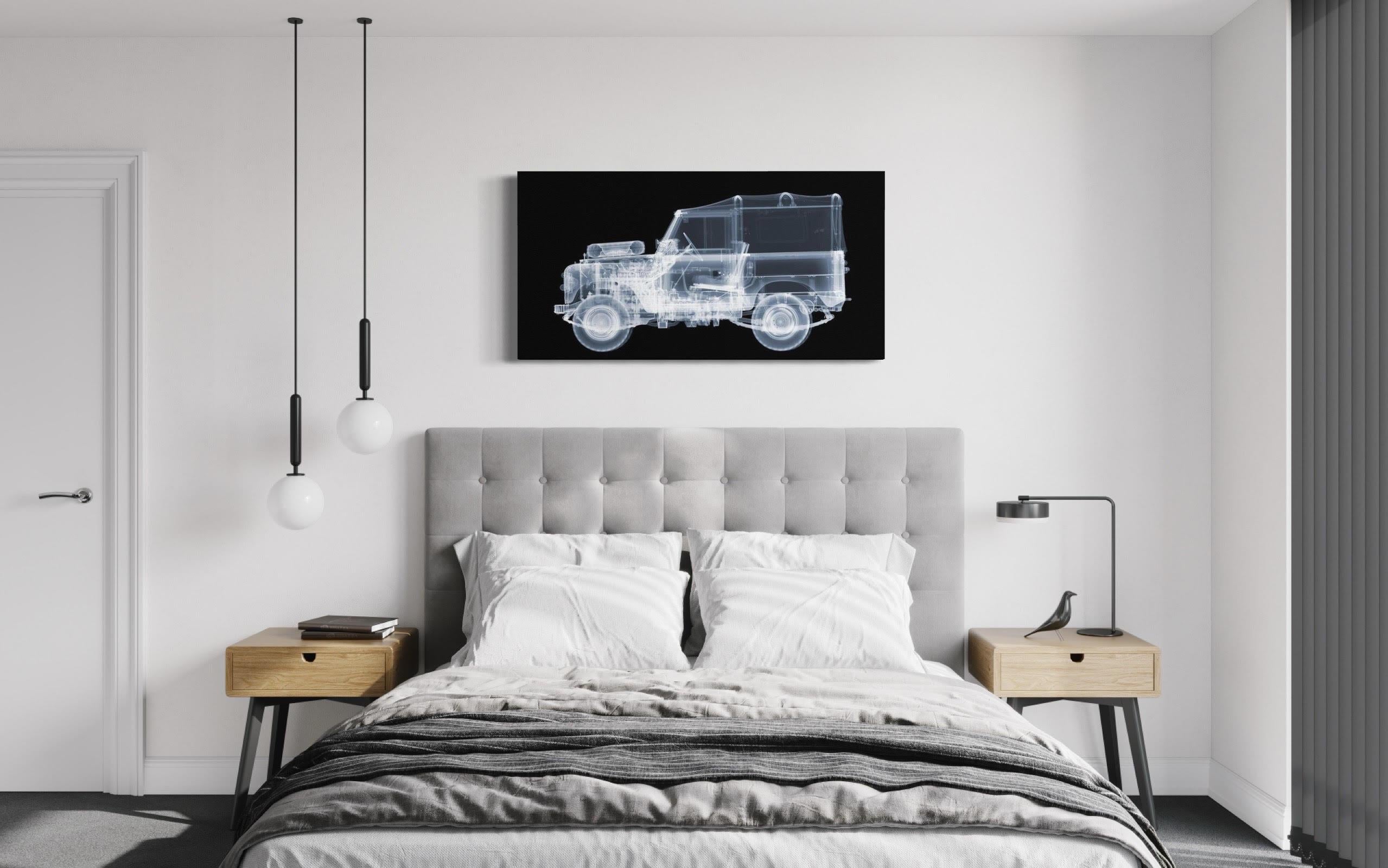 Land Rover 1972 / Radiografía / Imagen radiográfica de un coche - Photograph Contemporáneo de Nick Veasey