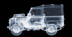 Land Rover 1972 / Radiografía / Imagen radiográfica de un coche