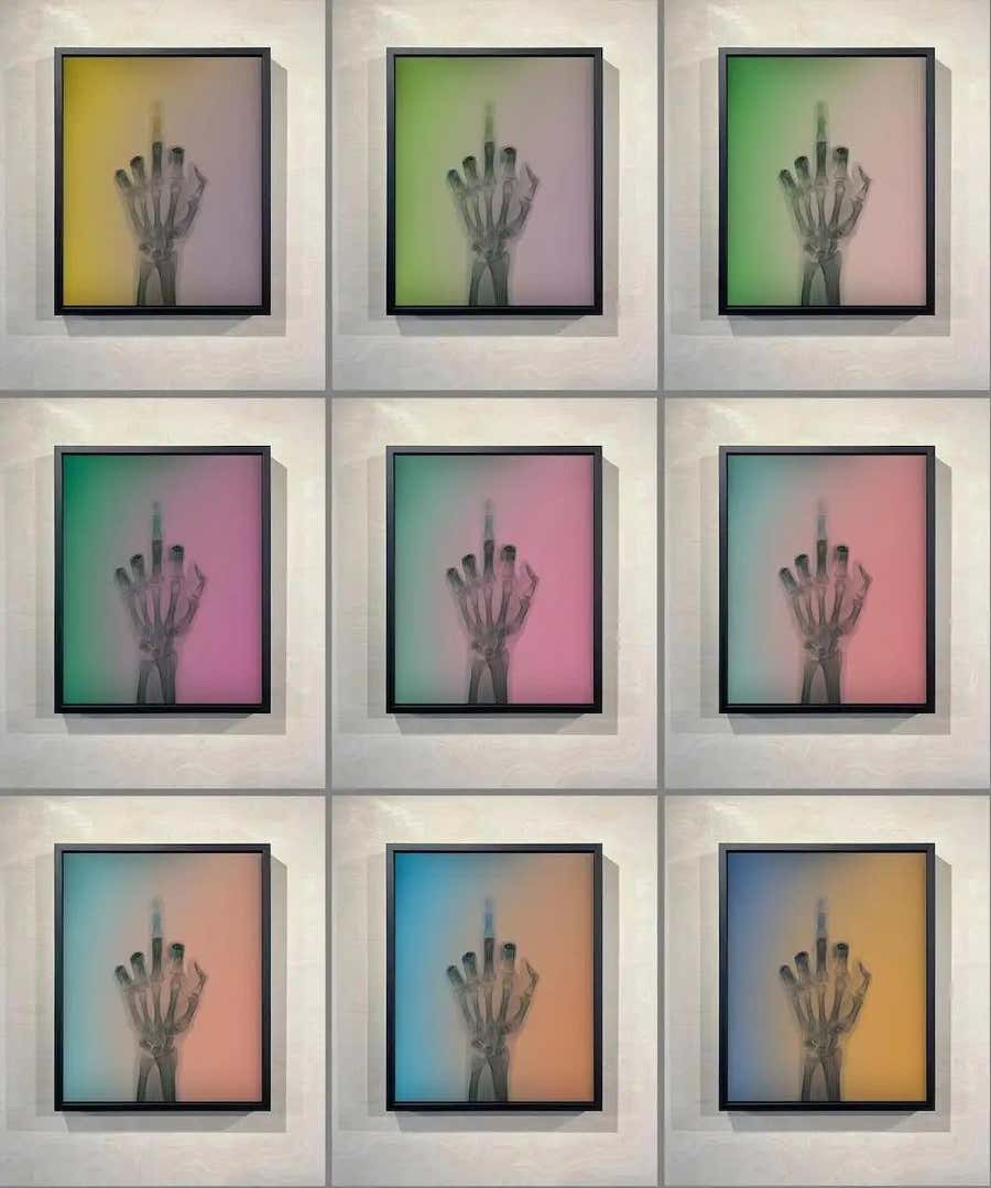 The Bird in Colour Complete Set of 9, Lenticular C Print, Signed, 2023