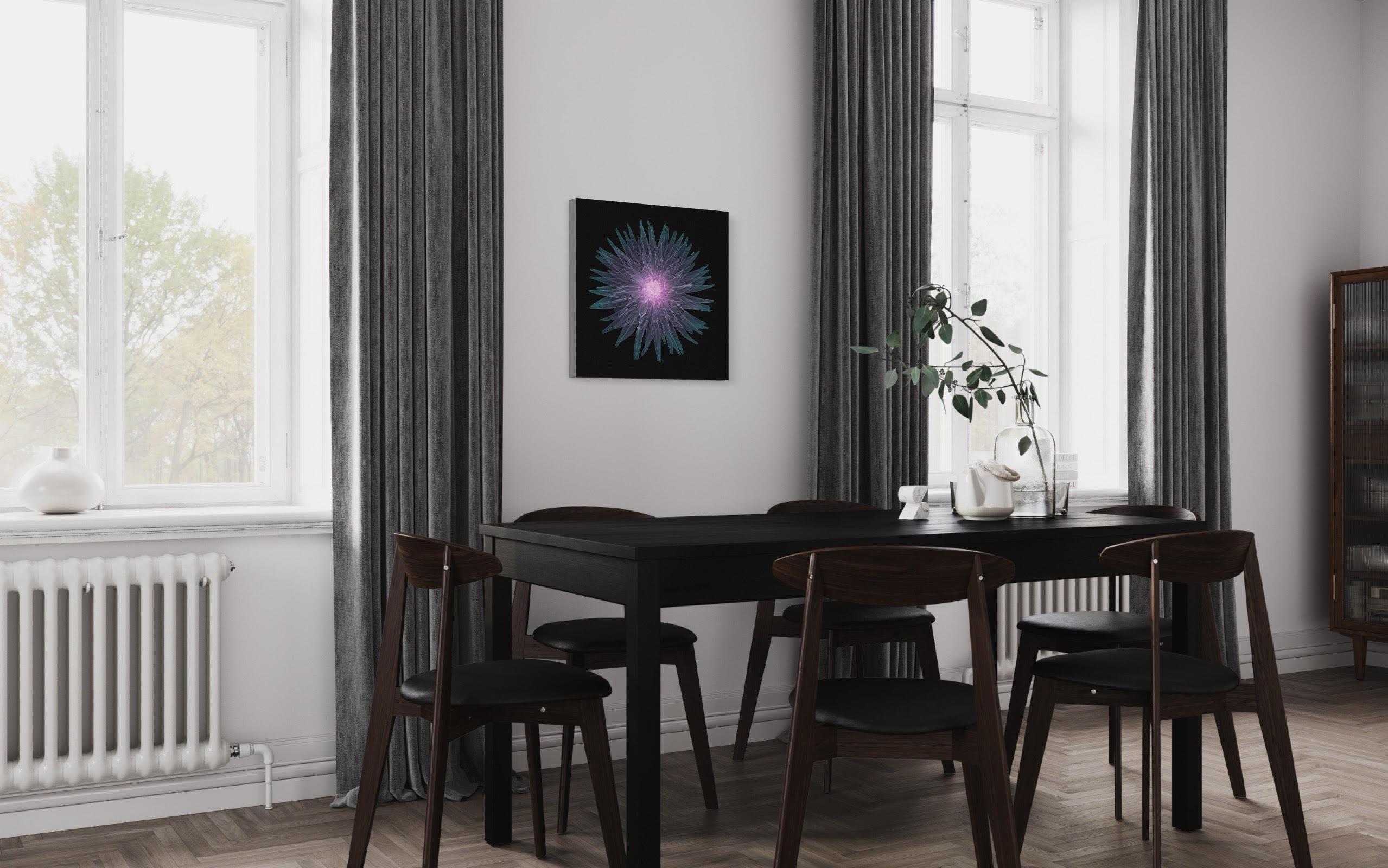 Kaktusdahlie 
23 x 23 Zoll
X-Ray C-Type Druck mit Diasec Rahmen 
Limitierte Auflage 2 von 25
Aus dem Atelier des Künstlers erworben, recto signiert 

Röntgenabdruck einer Blume.  Der Künstler Nick Veasey erforscht die Schnittstelle zwischen