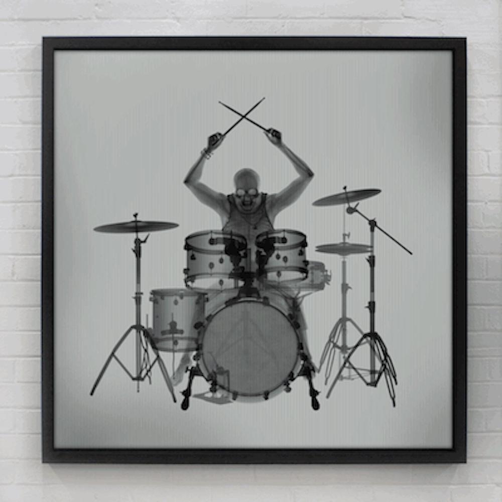 Drummer - Lenticular - Contemporary Photograph by Nick Veasey