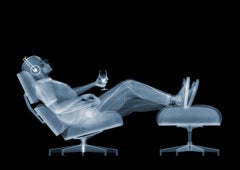« Eames Chillin », photographie en rayons X de Nick Veasey (33x47'), 2022