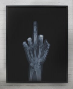 Flippin' the Bird - 21st Century, Contemporary, X-Ray Photography, C-Type