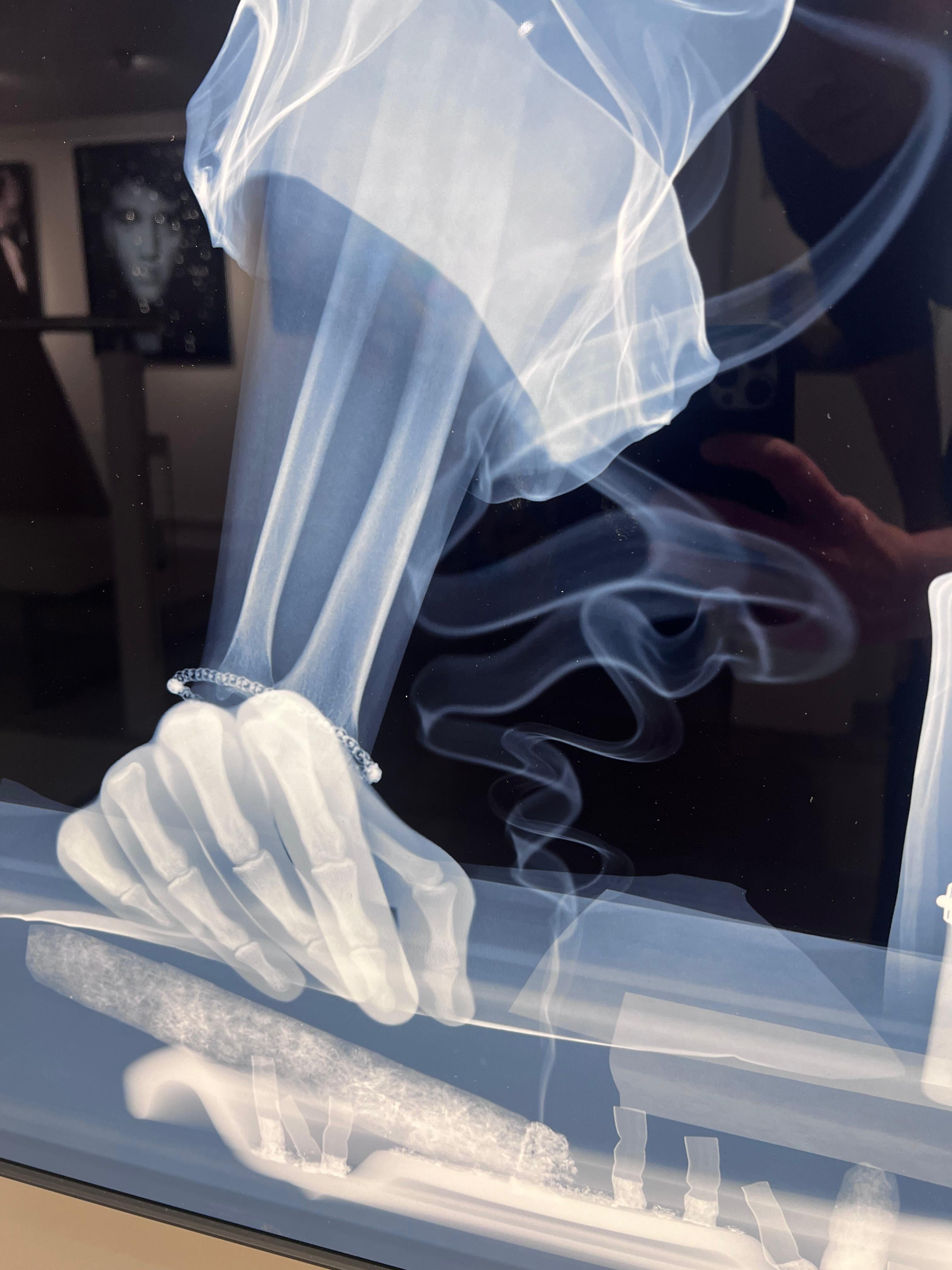 Nick Veasey, un hombre con visión de rayos X, crea arte que muestra cómo es realmente por dentro. 
Obra de arte original.
Impresión C, Chromaluxe Photograhy. Enmarcado. Firmado y numerado sobre 15
Acompañado del catálogo del artista y del