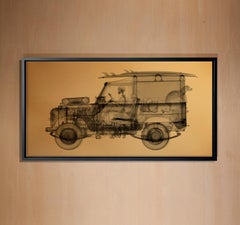 Vintage Gold Land Rover Surfer 2021
