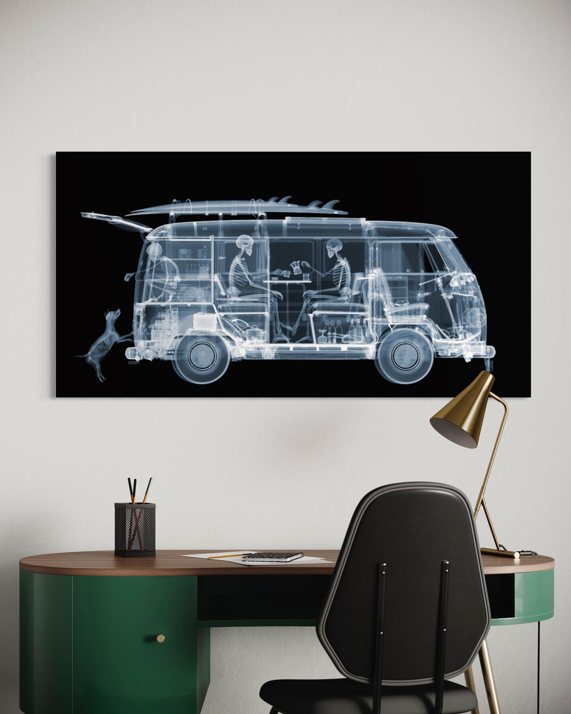 VW Camper Family  - Contemporary Photograph by Nick Veasey
