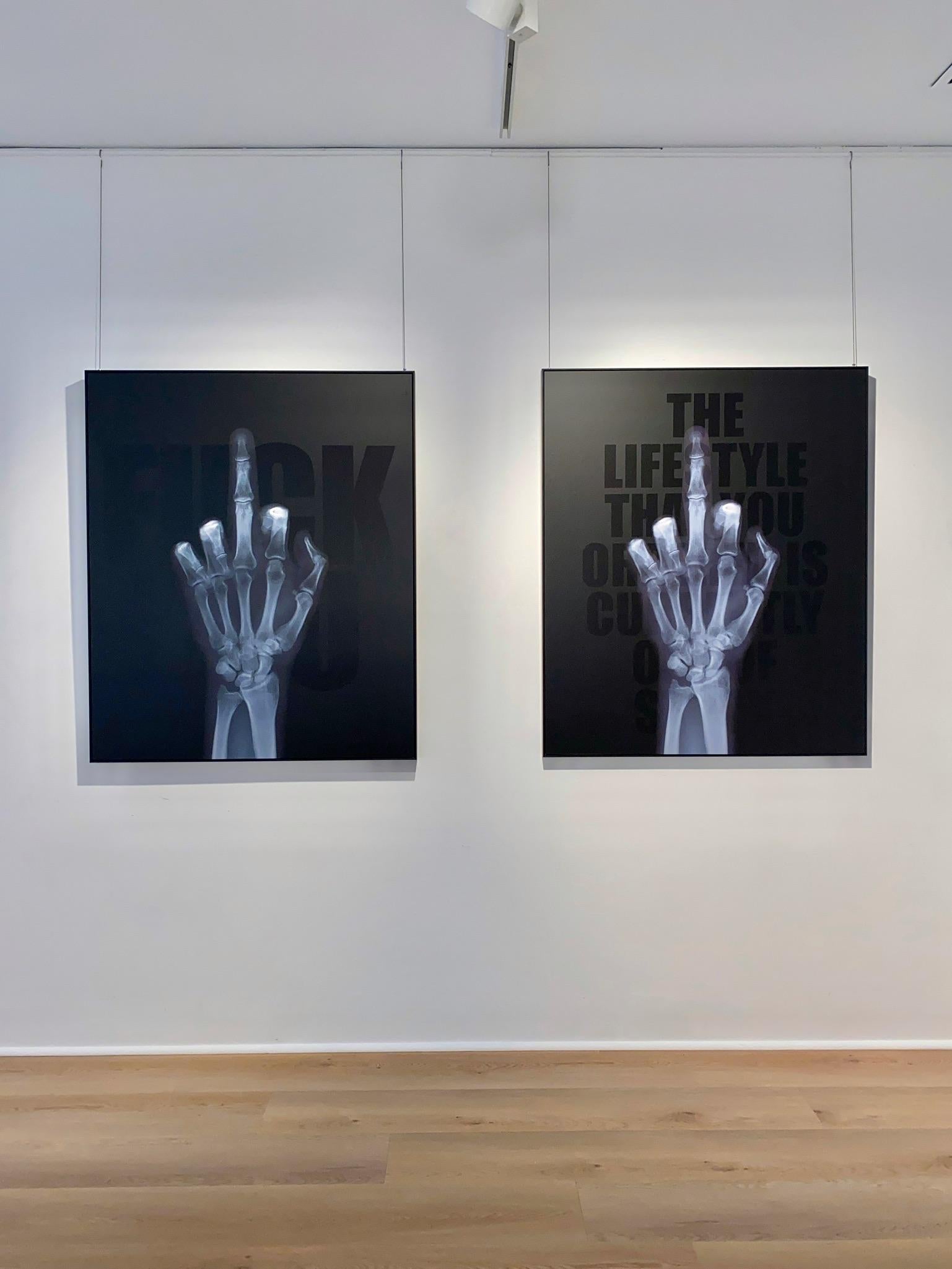 Fuck You - Contemporary Mixed Media Art by Nick Veasey