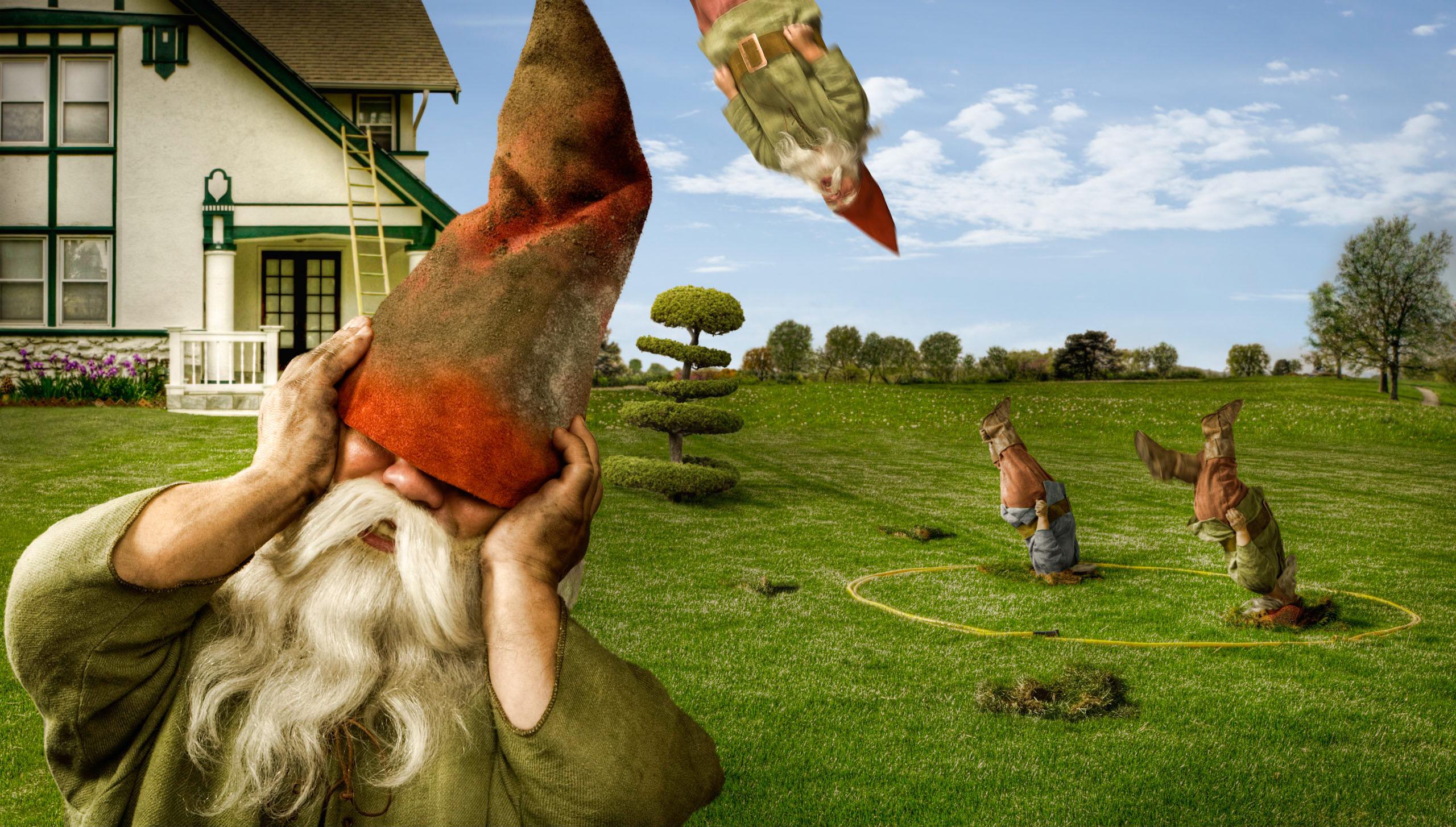 Gnome Darts - Photograph by Nick Vedros