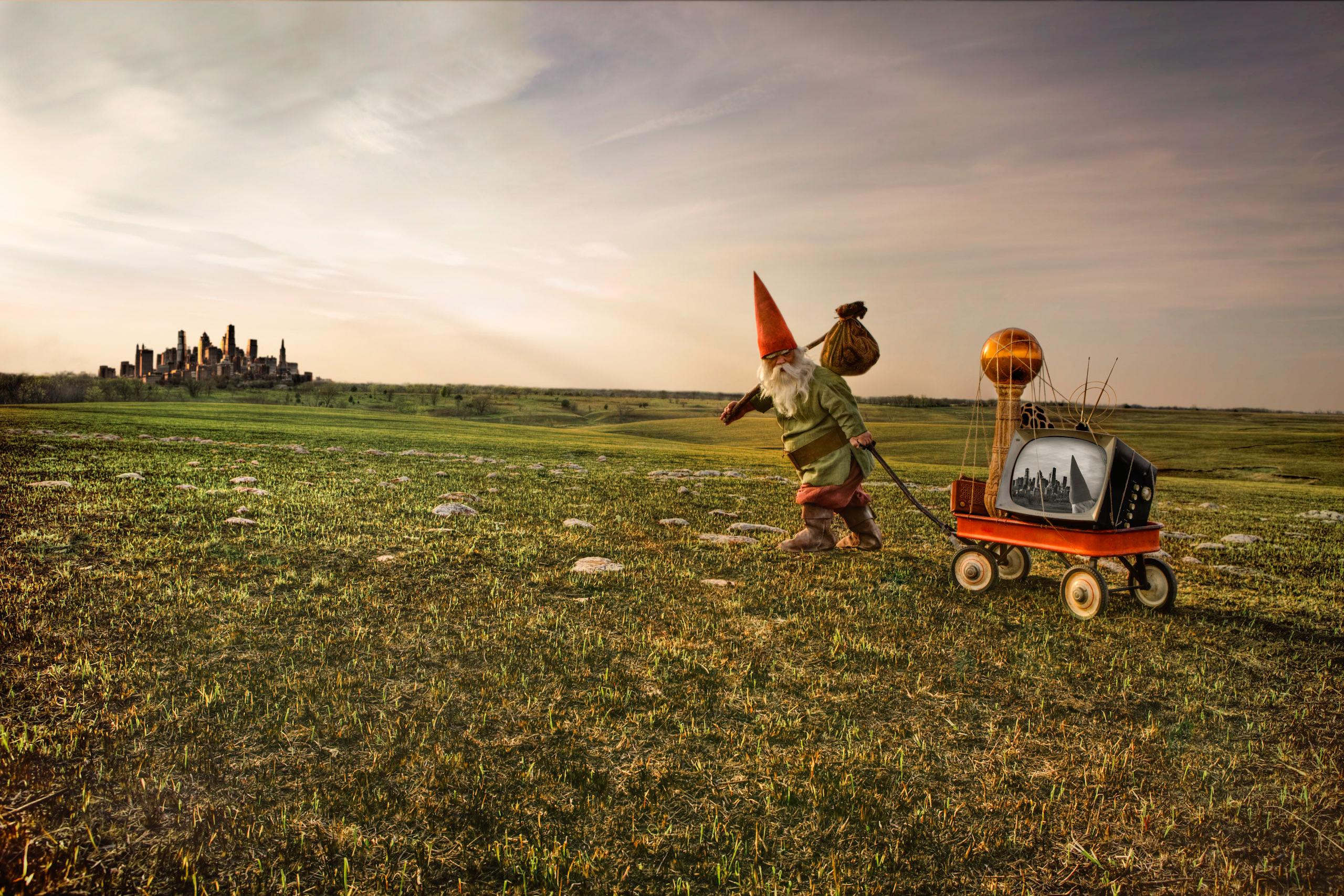 Gnome Journey - Photograph by Nick Vedros