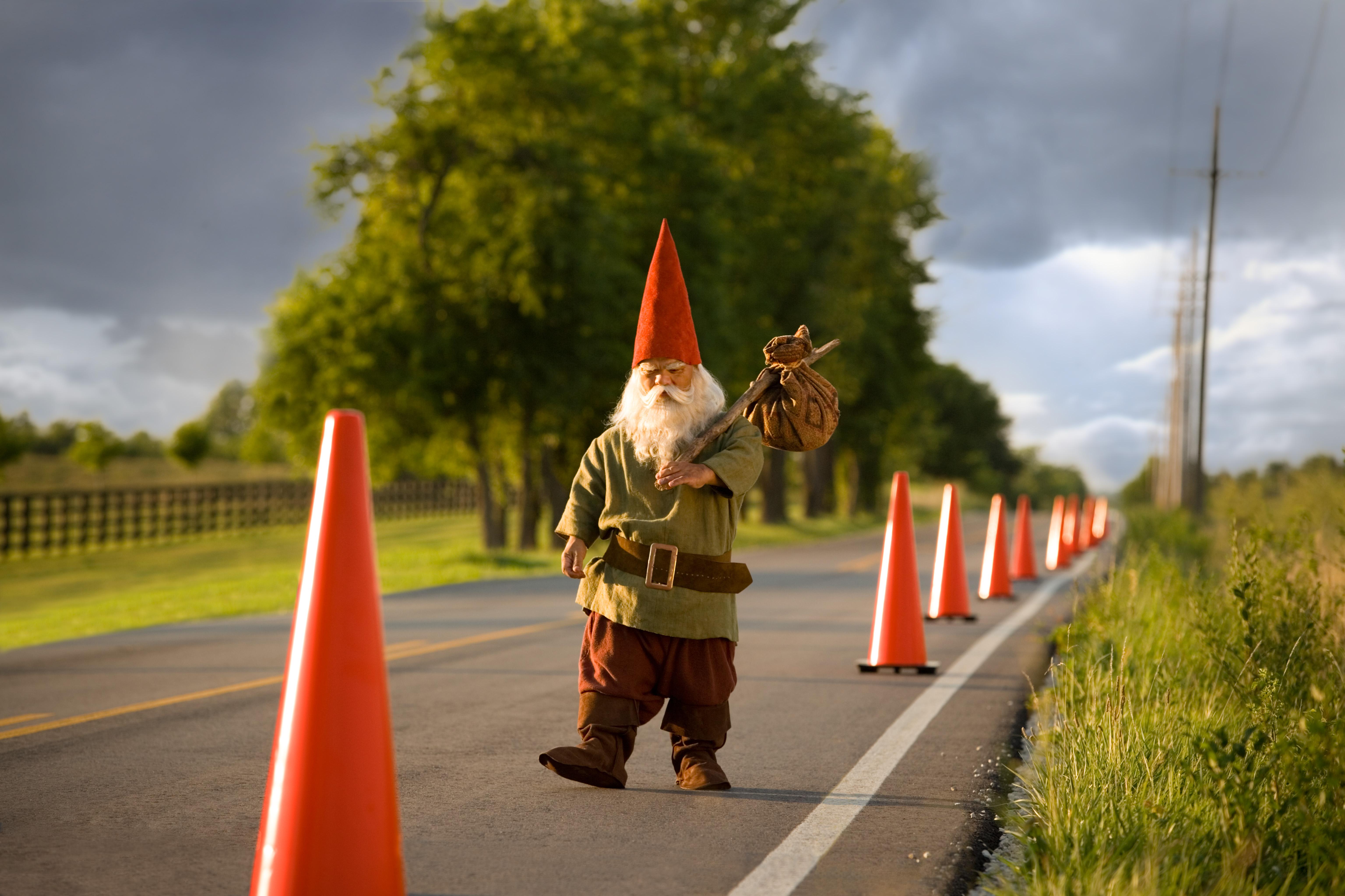Nick Vedros Portrait Photograph - Road Gnome