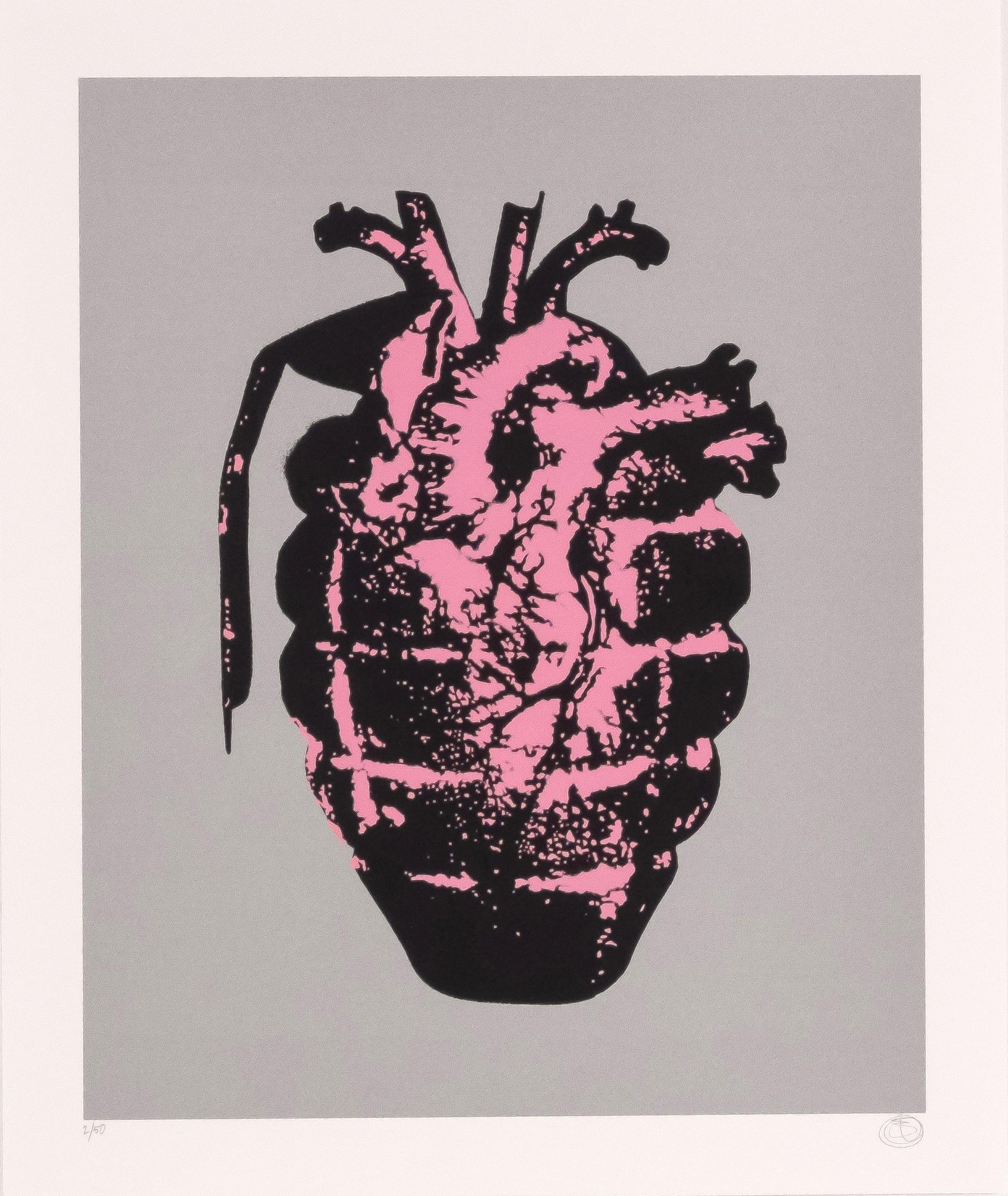 Handle With Care - Silver - Print by Nick Walker