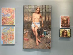 Le modèle "Rainy Summer Night in NYC" se trouve dans le studio de l'artiste à Downtown.