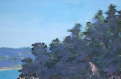 Big Sur Coastal Cliffs - California Plein Aire Landscape in Acrylic on Canvas