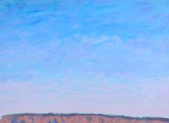 Red Cliffs in the Desert - Western Plein Aire Landscape in Acrylic on Board