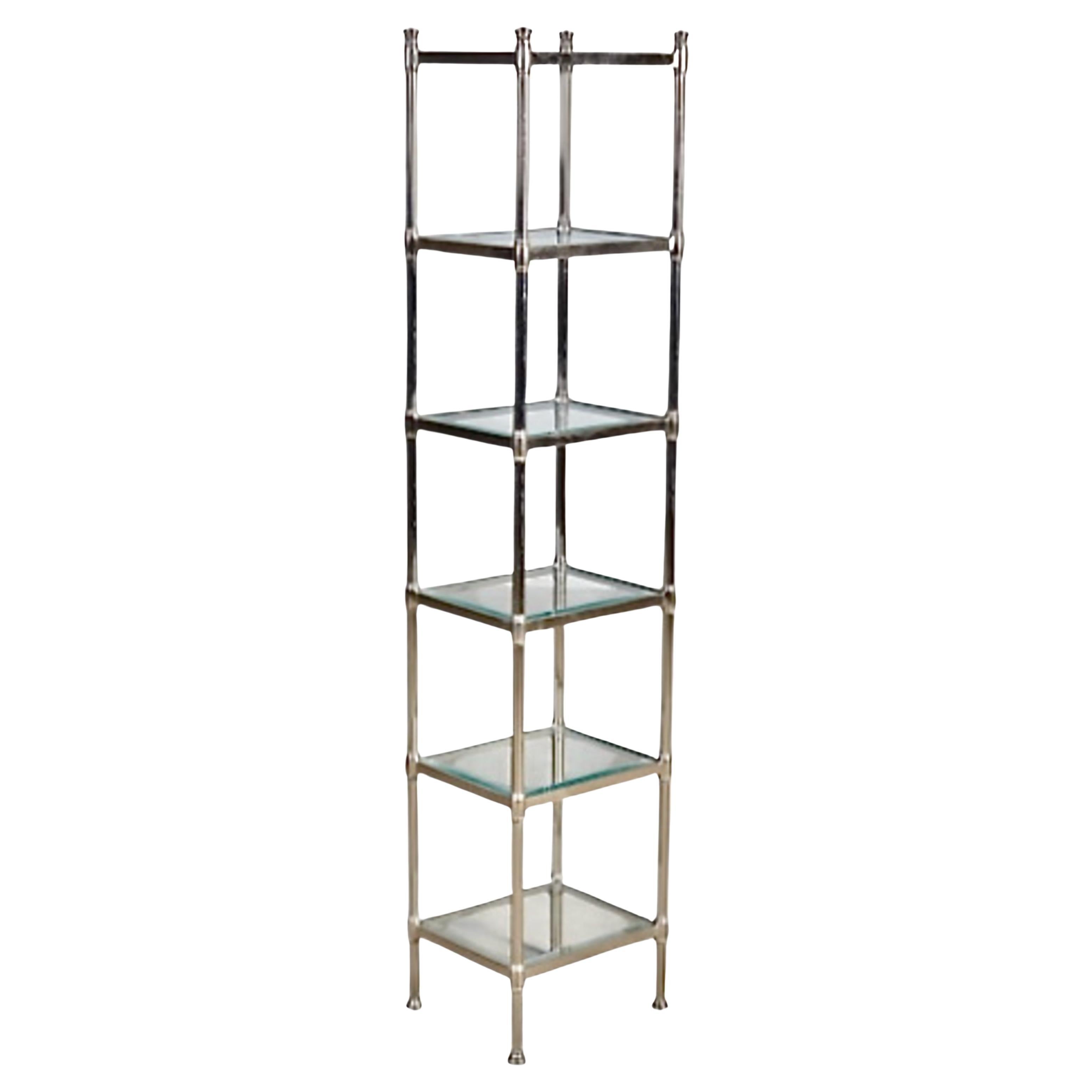 Etagère à 5 niveaux en nickel