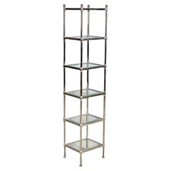 Etagère à 5 niveaux en nickel