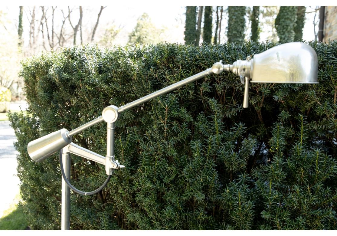 Nickel '67 Boom Arm Stehleuchte von Ralph Lauren (Industriell) im Angebot