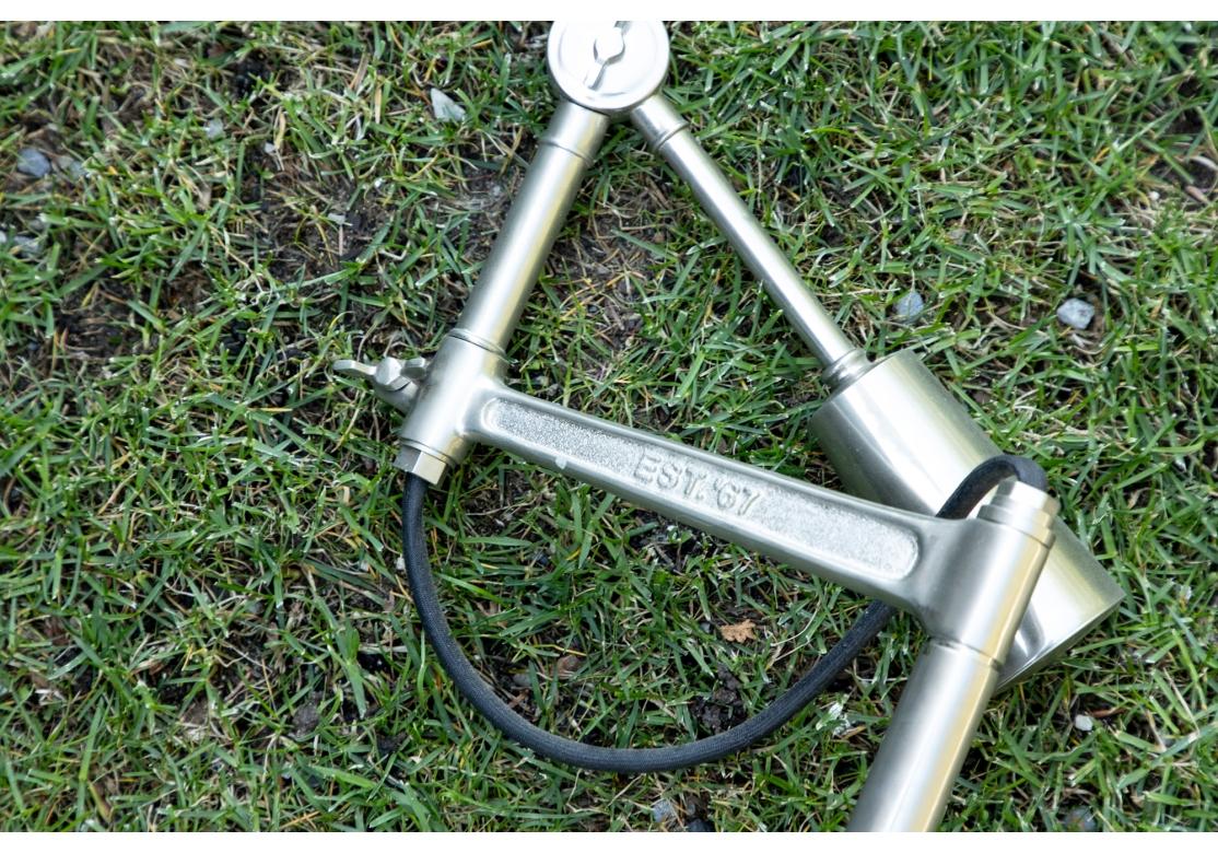 Nickel '67 Boom Arm Stehleuchte von Ralph Lauren im Zustand „Starke Gebrauchsspuren“ im Angebot in Bridgeport, CT