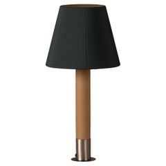 Nickel und grün Básica M1 Tischlampe von Santiago Roqueta, Santa & Cole