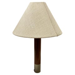 Nickel Básica M2 Table Dimmer Lamp by Santiago Roqueta For Santa 
Cole w/ Shade