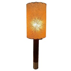 Nickel Básica M2 Table Lamp by Santiago Roqueta For Santa & Cole w/ Drum Shade