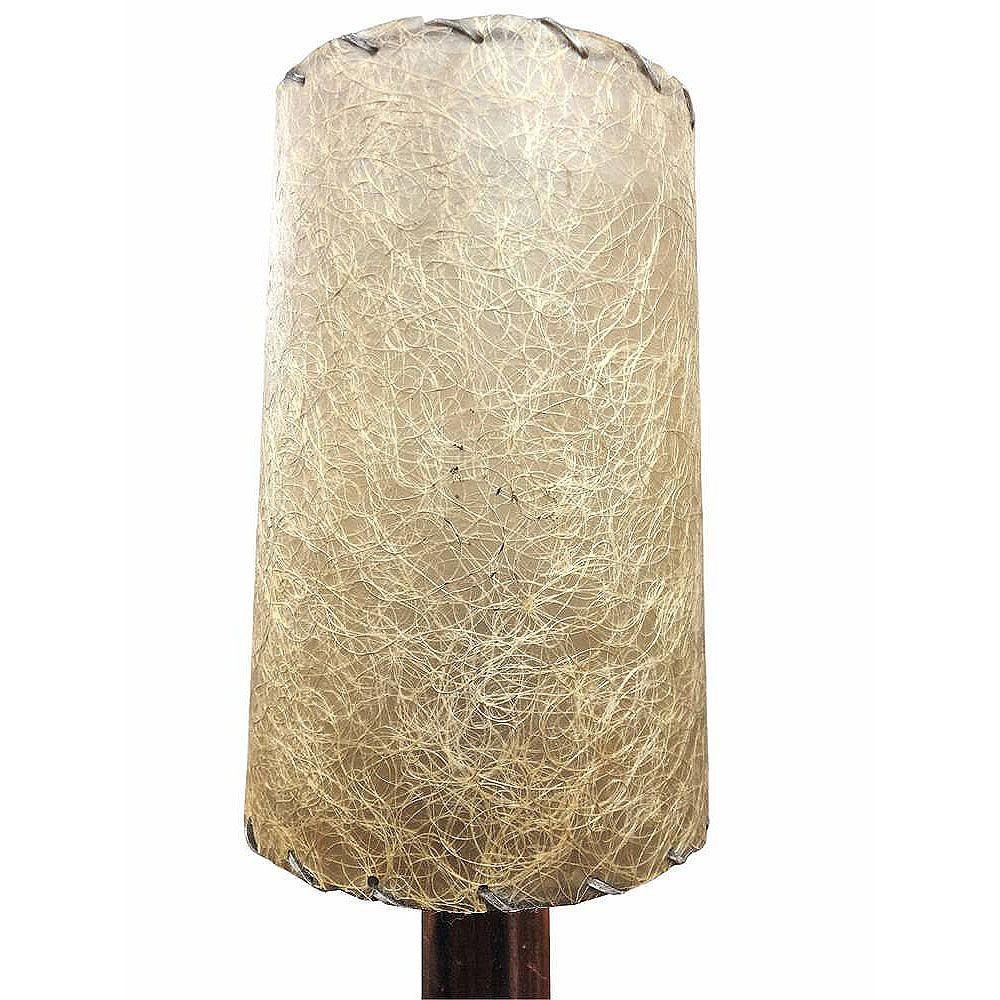 Fibre de verre Lampe à poser Nickel Básica M2 par Santiago Roqueta pour Santa & Cole avec abat-jour tambour en vente