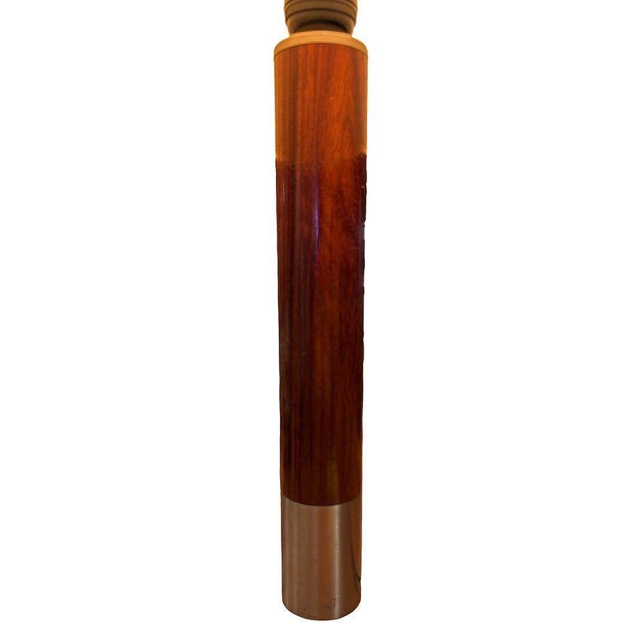 Lampe à poser Nickel Básica M2 par Santiago Roqueta pour Santa & Cole avec grand abat-jour Excellent état - En vente à Van Nuys, CA