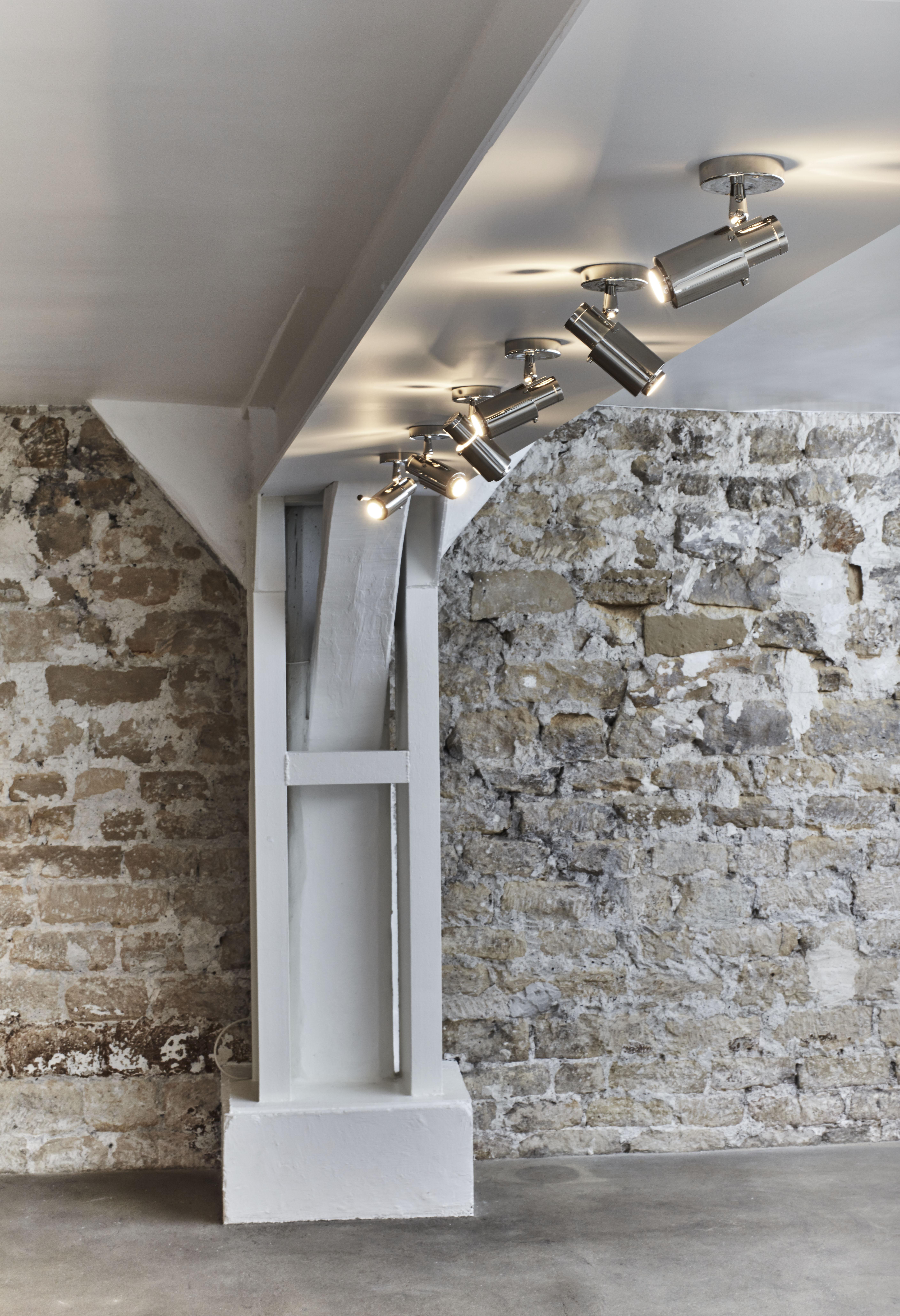 Nickel Biny Spot Wall Lamp by Jacques Biny 2