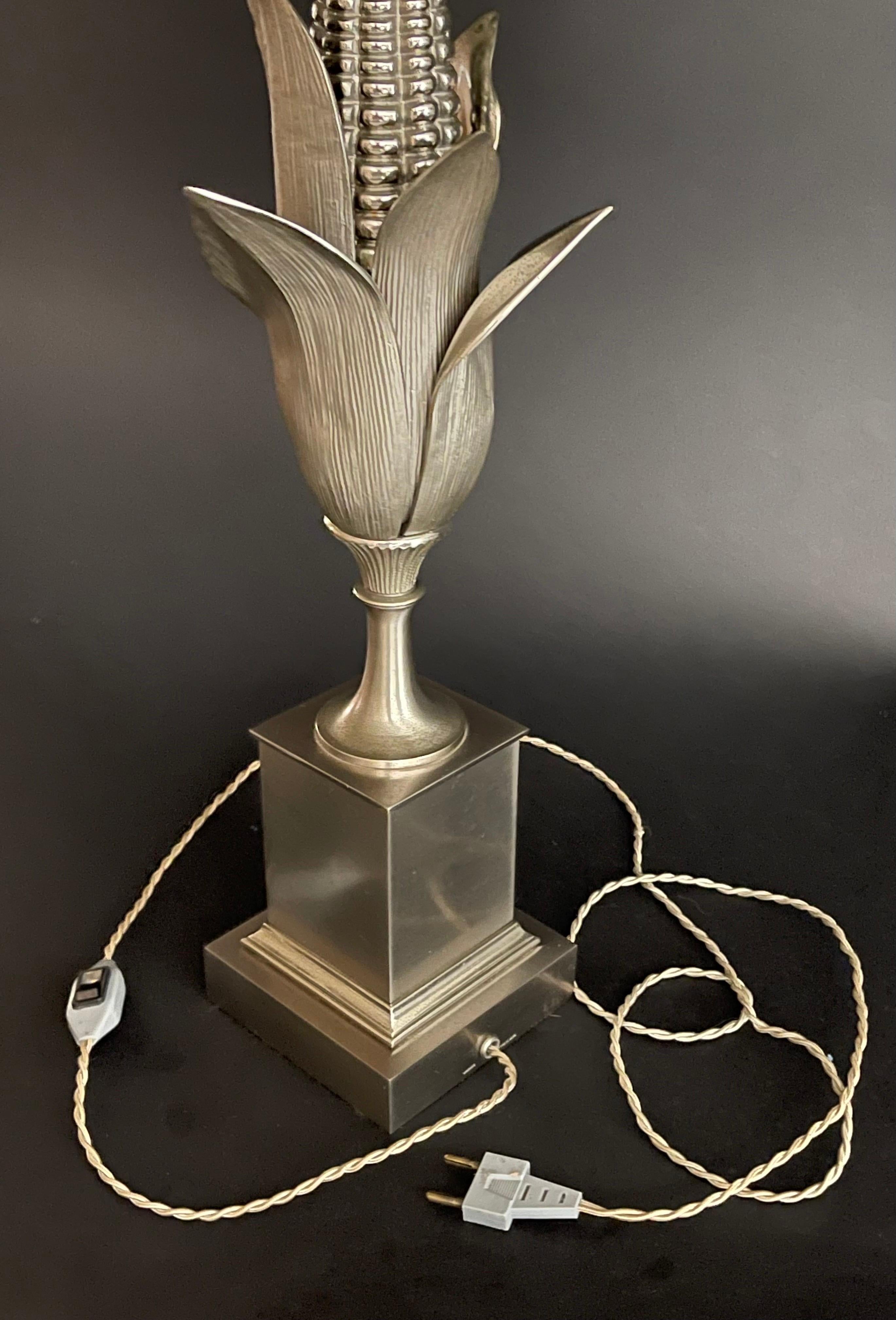 Nickel Brass Table Lamp 
