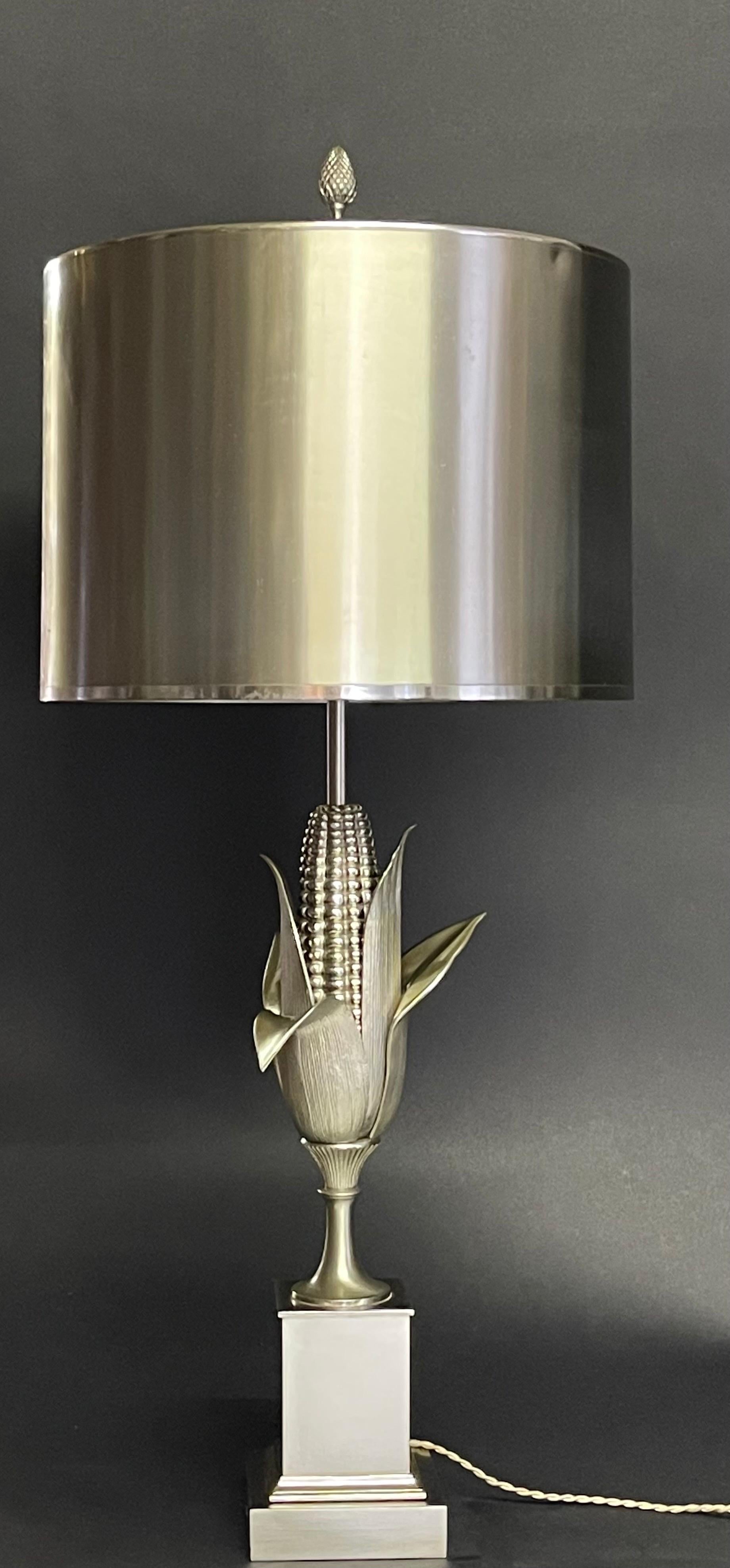 Nickel Brass Table Lamp 