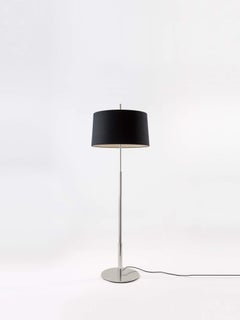 Nickel Diana Floor Lamp by Federico Correa, Alfonso Milá, Miguel Milá