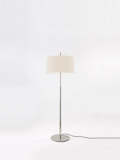 Nickel Diana Floor Lamp by Federico Correa, Alfonso Milá, Miguel Milá