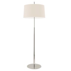 Nickel Diana Floor Lamp by Federico Correa, Alfonso Milá, Miguel Milá