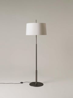 Nickel Diana Mayor Floor Lamp by Federico Correa, Alfonso Milá, Miguel Milá