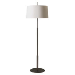 Nickel Diana Mayor Floor Lamp by Federico Correa, Alfonso Milá, Miguel Milá