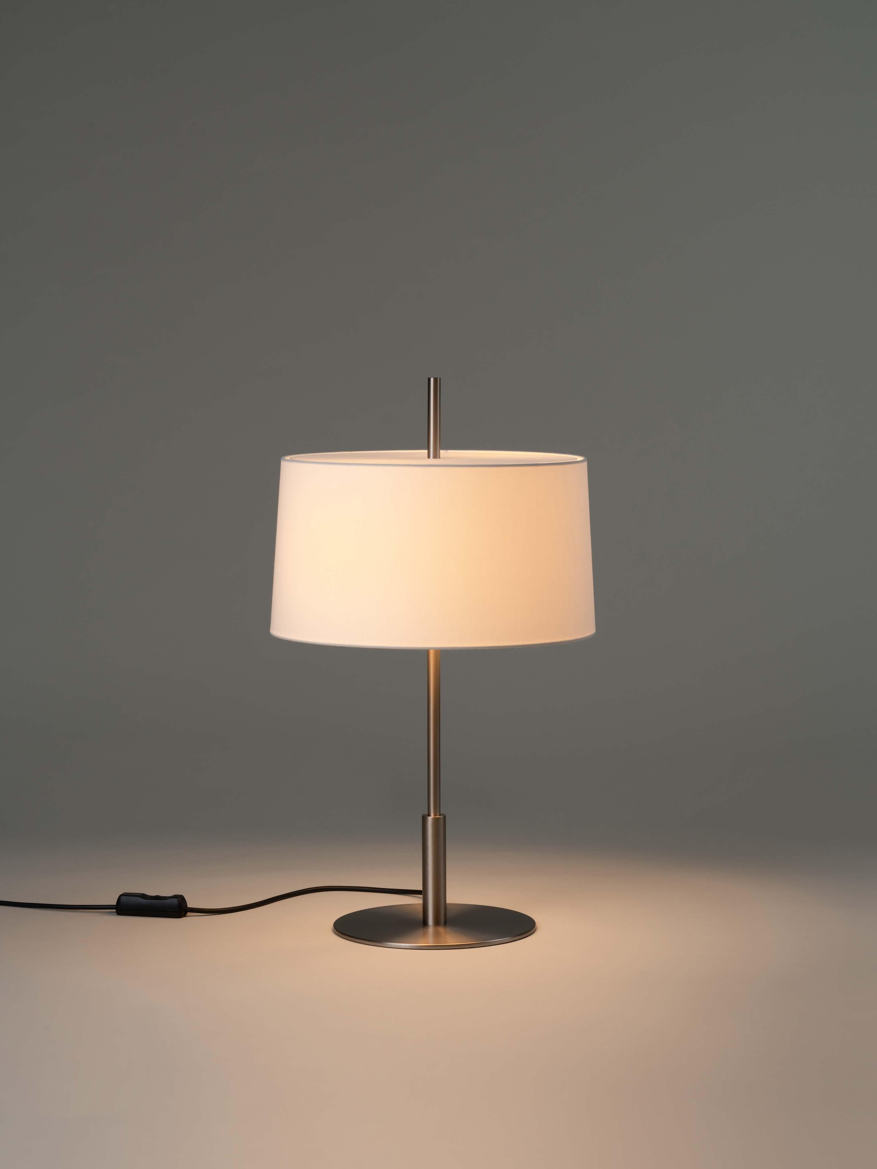 Modern Nickel Diana Menor Table Lamp by Federico Correa, Alfonso Milá, Miguel Milá For Sale
