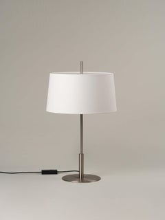 Nickel Diana Table Lamp by Federico Correa, Alfonso Milá, Miguel Milá