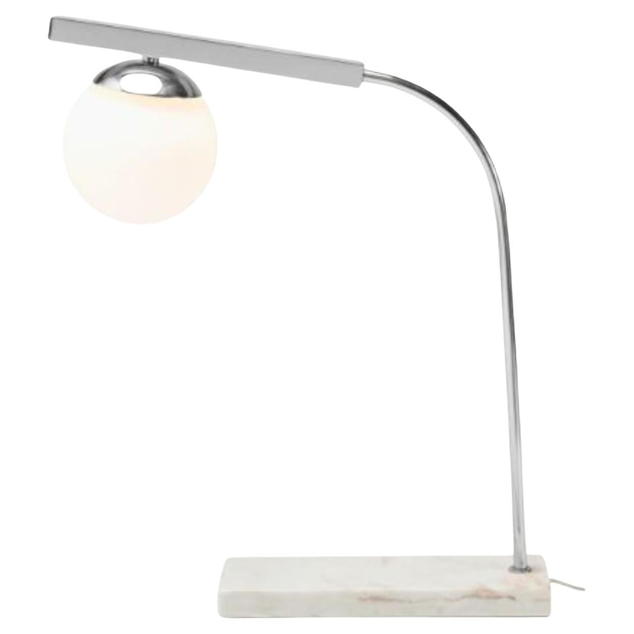 70's Glass Globe Table Lamps For Sale at 1stDibs