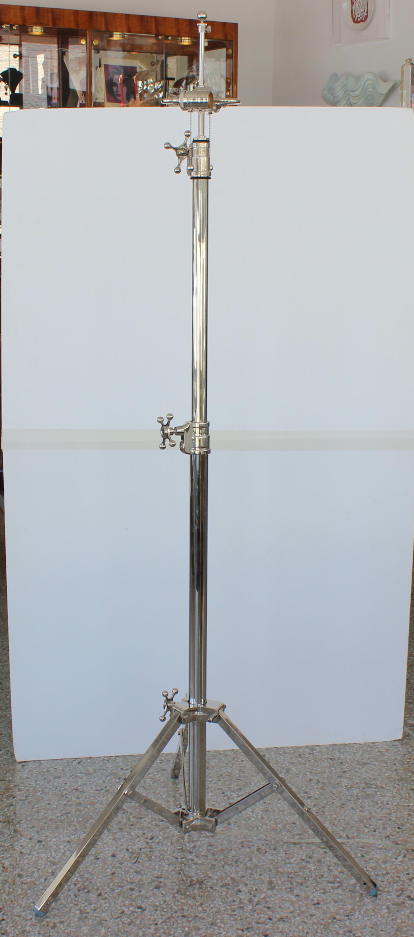 Nickel Plated Adjustable Floor Lamp 8