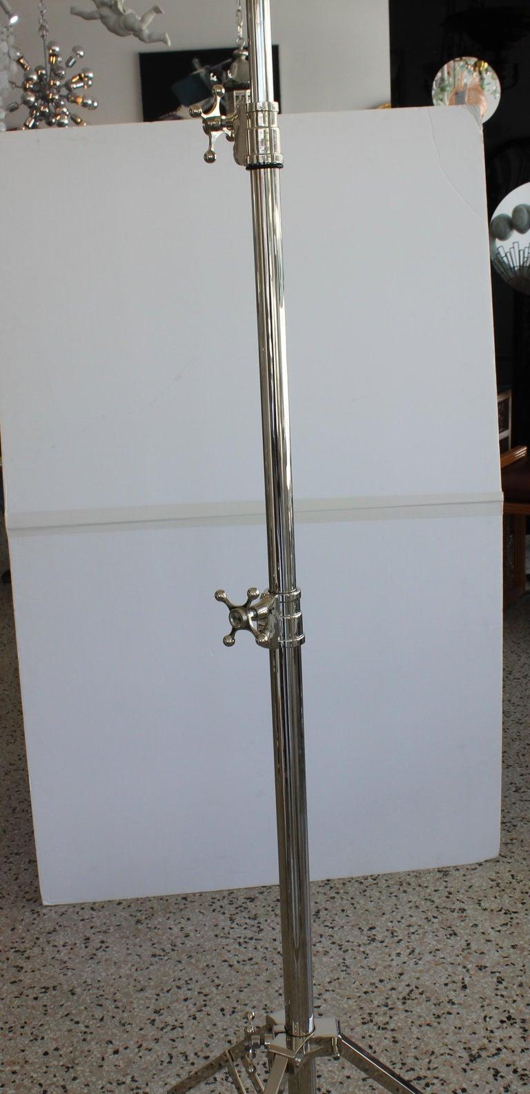 Nickel Plated Adjustable Floor Lamp 14