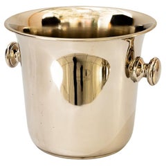 Seau à champagne en nickel Art déco vienne vers 1920