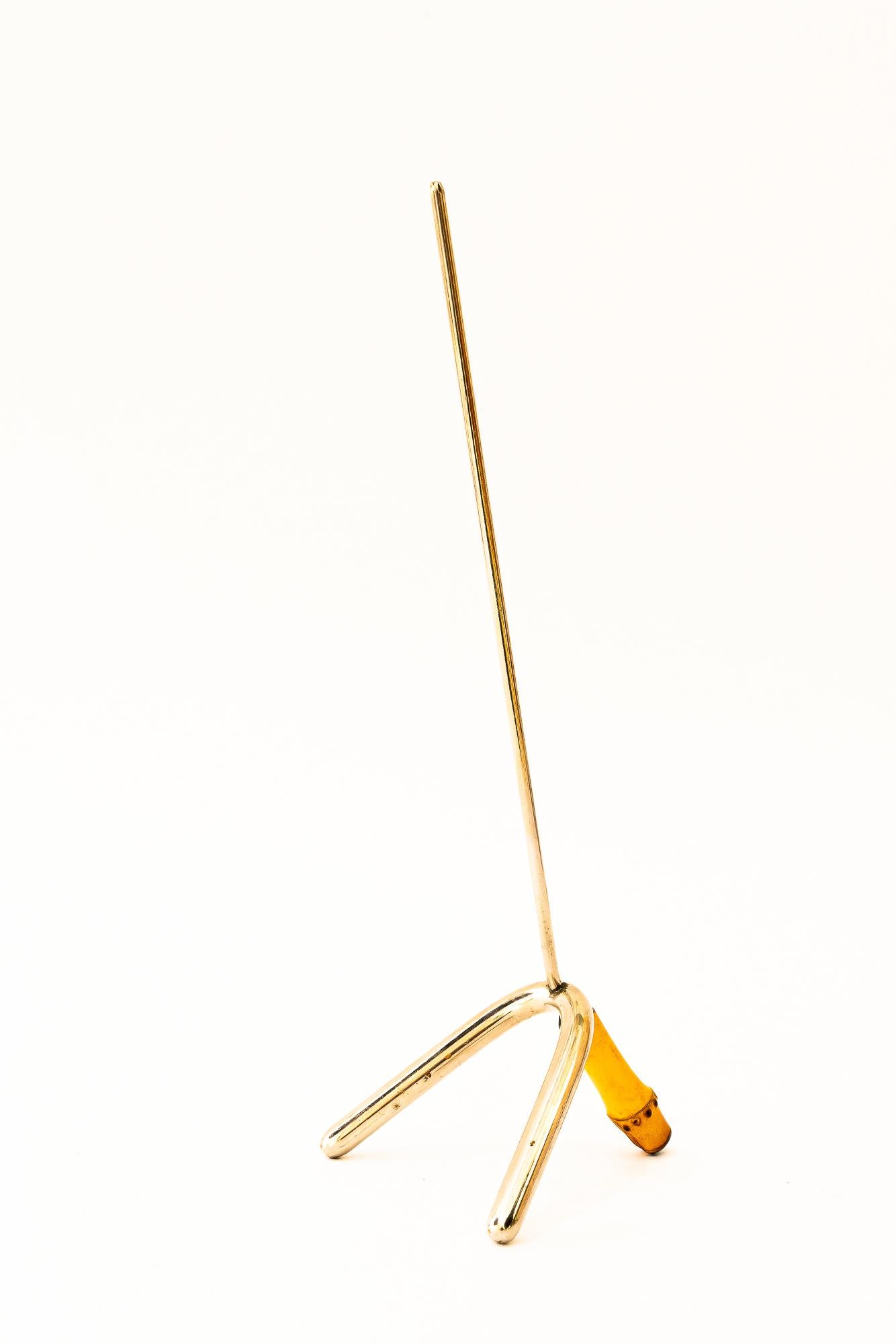 Vernickelter Auböck Ringhalter um 1950 (signiert) (Moderne der Mitte des Jahrhunderts) im Angebot
