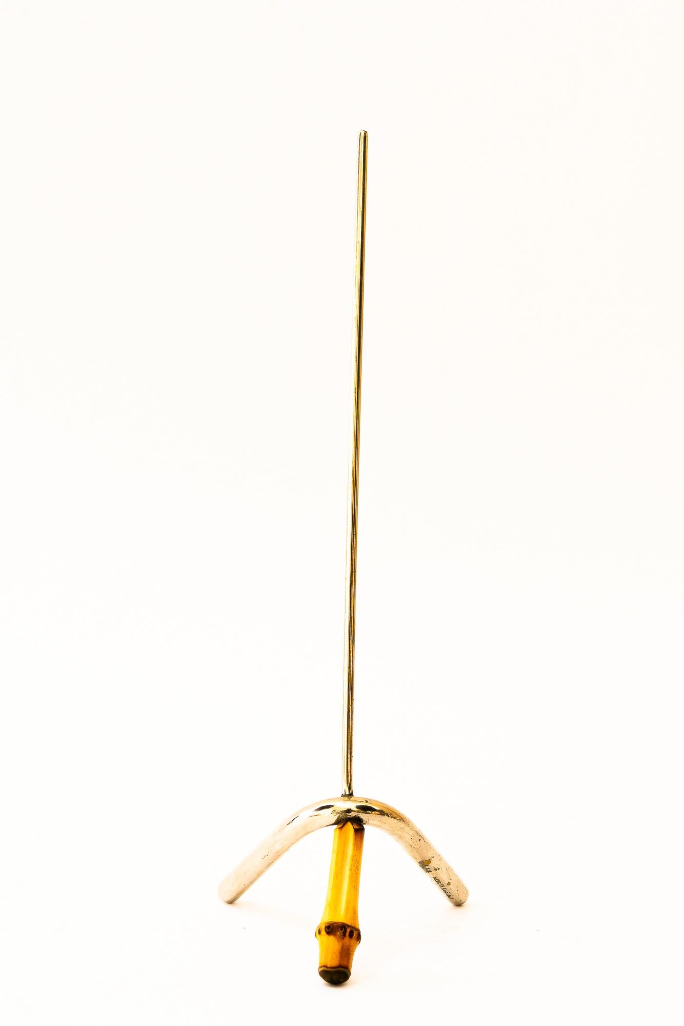 Vernickelter Auböck Ringhalter um 1950 (signiert) (Beschichtet) im Angebot