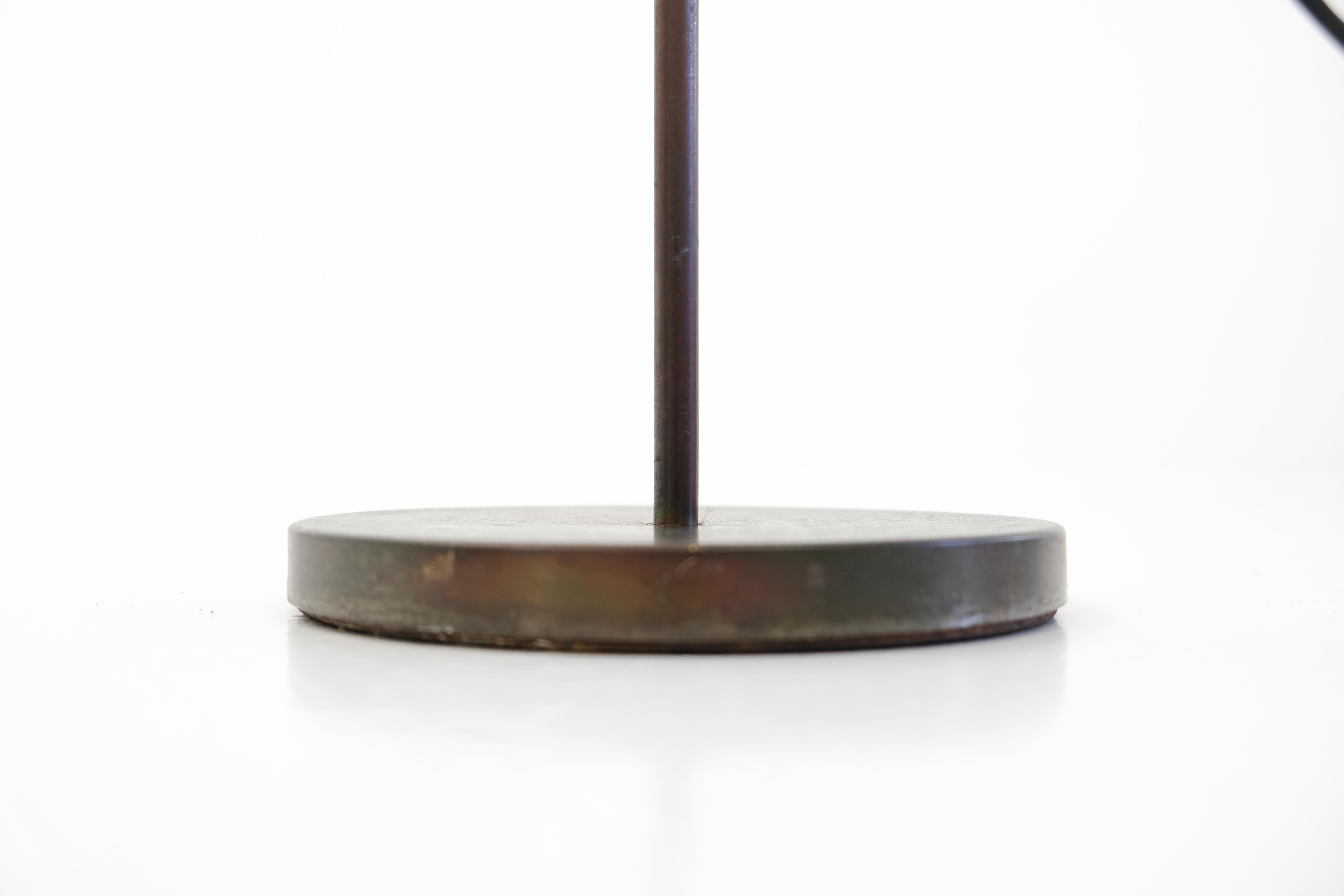 Nickel-plated Brass 399 Floor Lamp by Angelo Ostuni and Renato Forti for Oluce 7