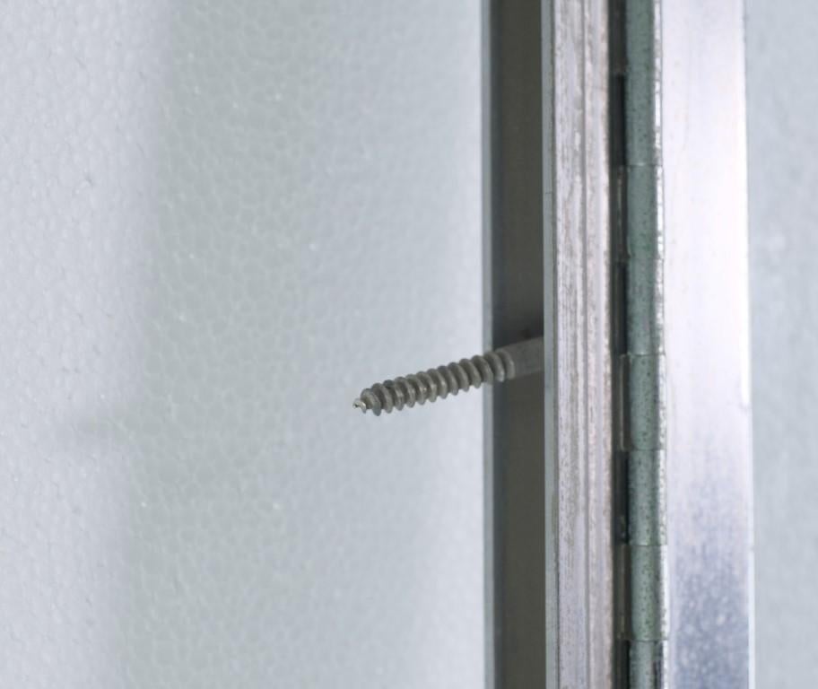 brass frame shower door