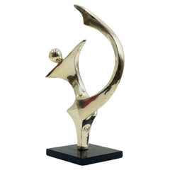 Nickel Plated Bronze Sculpture by Kieff Grediaga #4/10 Signed