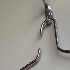 Nickel Plated Coat Hanger Carl Auböck III, 1960s