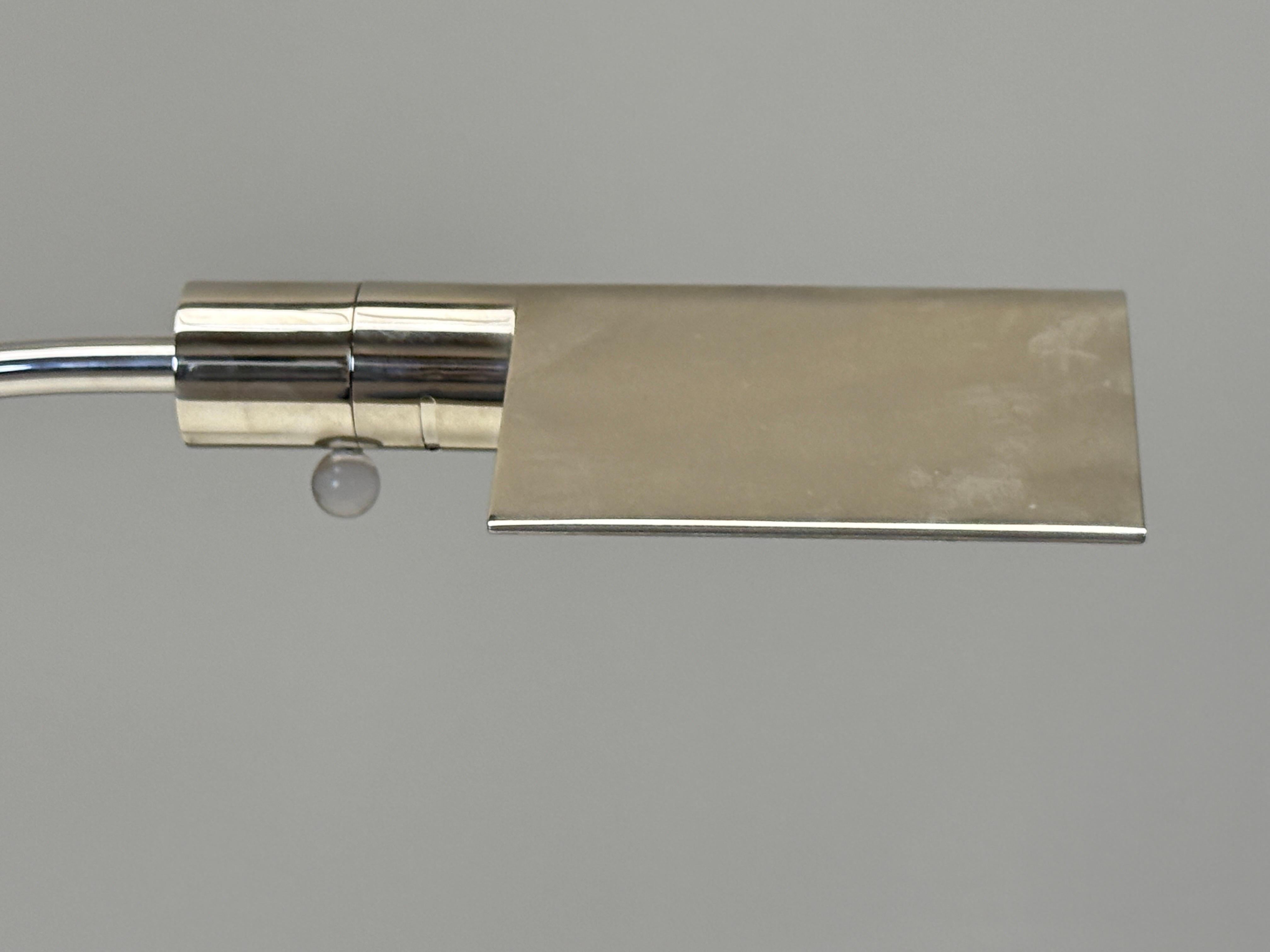Nickel Plated Desk Lamp by Cedric Hartman For Sale 3